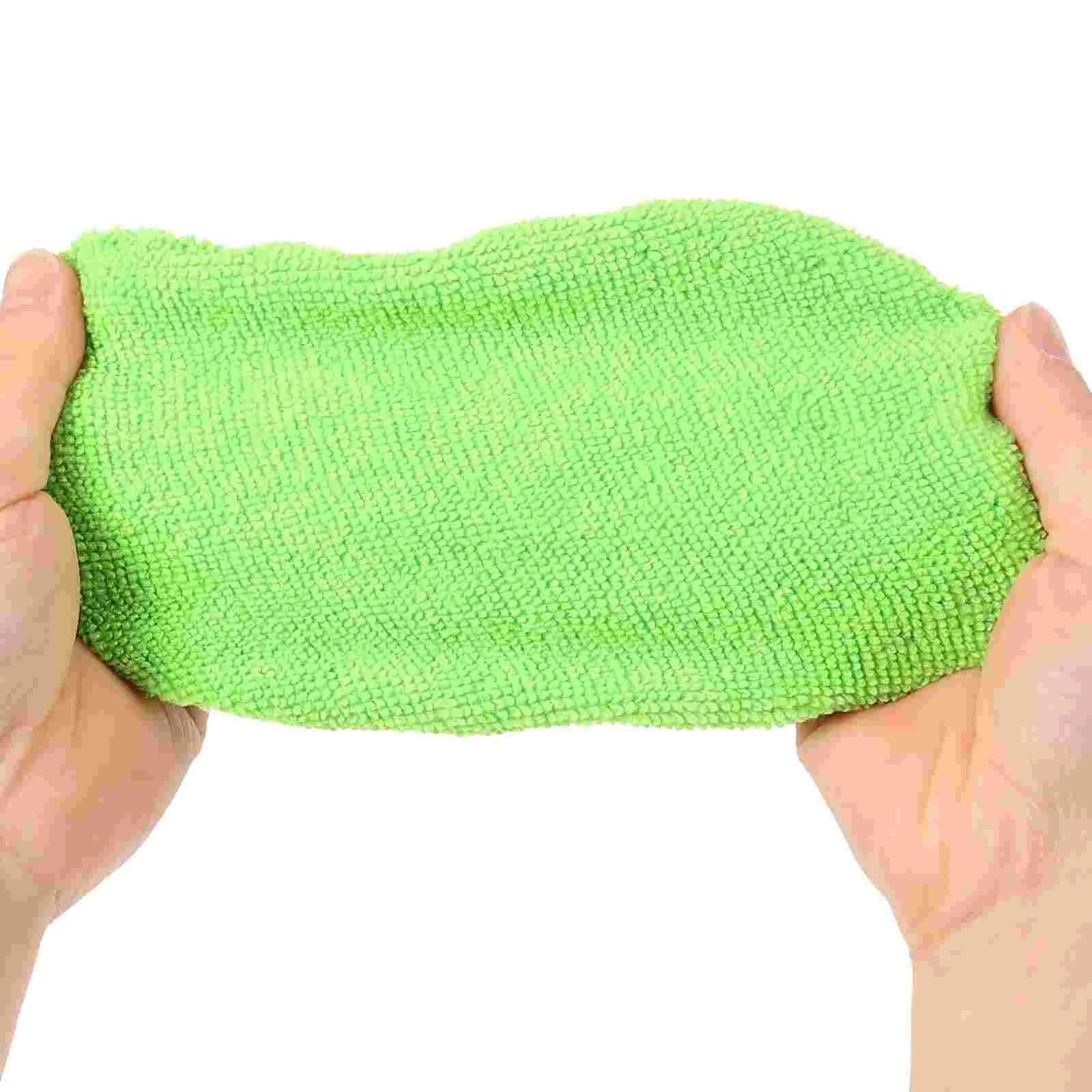 10 Pcs Glass Cleaning Brush Set Windshield Cloth Microfiber Cover Car Cleaner Washable for Replacement Polyester