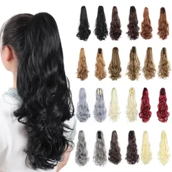Synthetic Ponytail Extension Claw Clip in Hair Asia 22