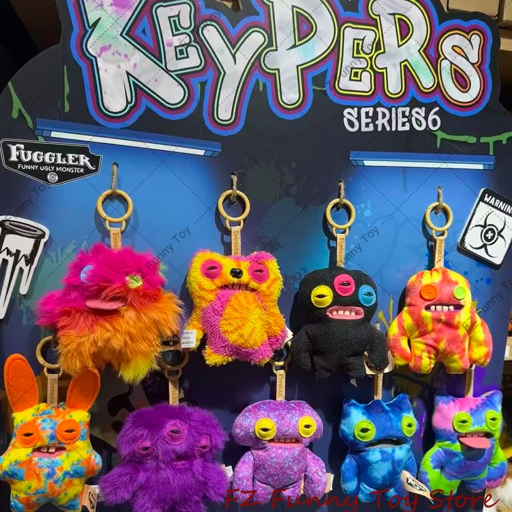 Fuggler Monster Keyper Stofftier Original Neue Fugg Blind Box Plüschtiere Flauschiger Rucksack Weihnachtsdekorationen Puppe Geburtstagsgeschenk