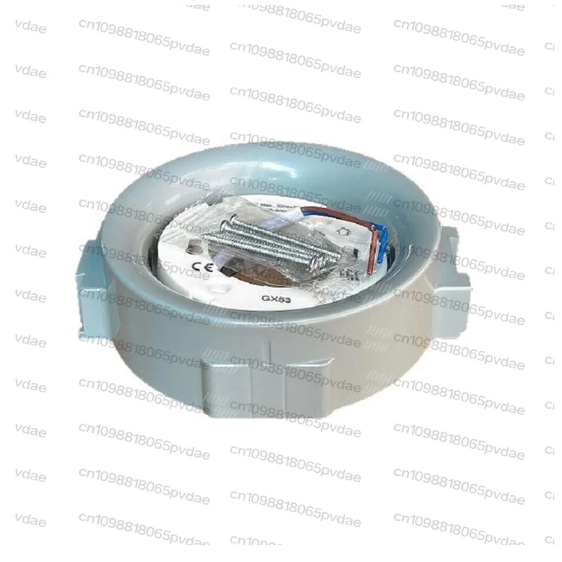 5PCS White Gray ABS Embedded Installation Base Bracket GX53 Lamp Holder