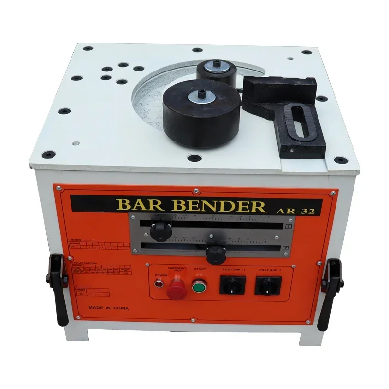 Iron Rod Bending Machine Electric Power Manual Type Steel Bar Bender