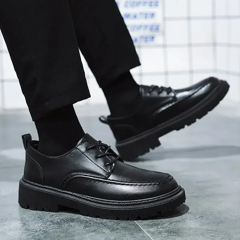 Chaussures Brogue à Lacets pour Homme, en Cuir poumons, de Styliste, Faites à la Main