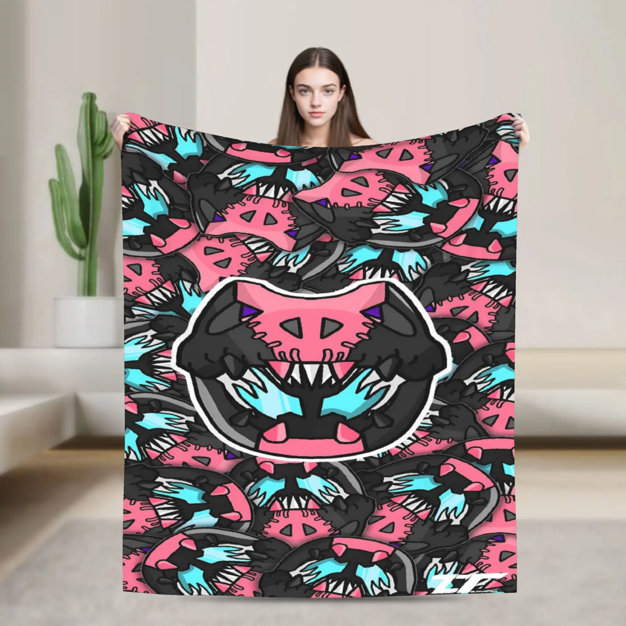 Graffiti Kamen Rider Blanket Quality Super Warm  Throw Blanket Autumn Travel Couch Bed Funny Bedspread