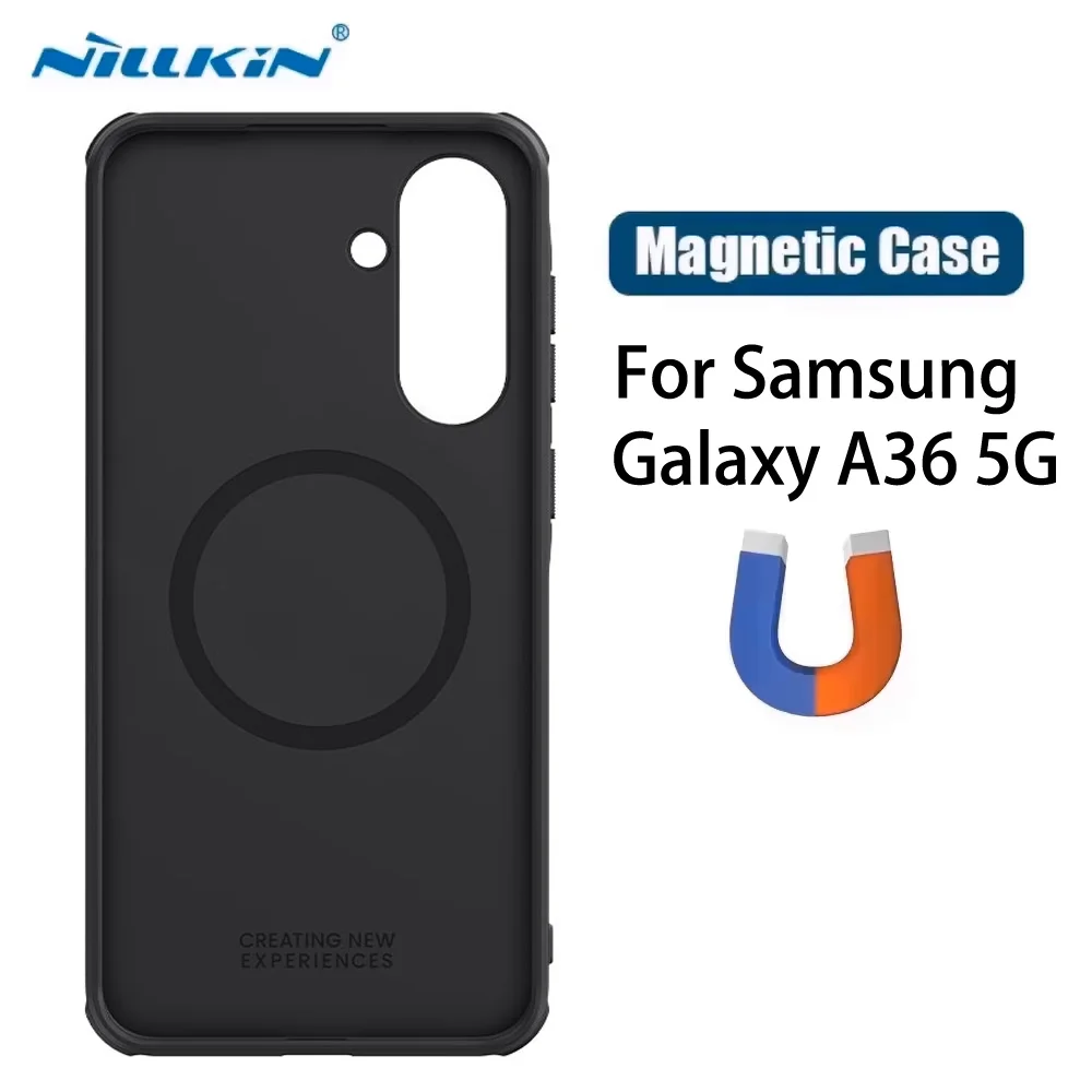 

For Samsung A36 MagSafe Case NILLKIN Frosted Shield Pro Magnetic Wireless Charging Cover For Samsung Galaxy A36 5G