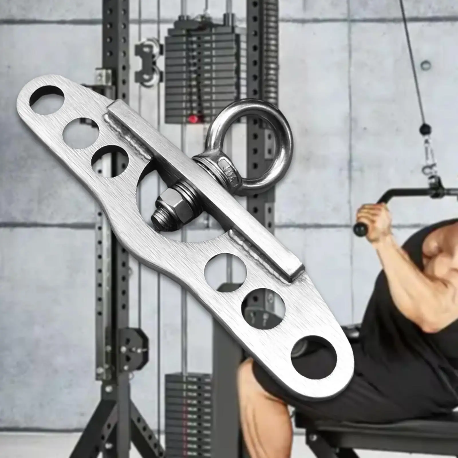 

Переходная пластина с двойным на одном шкиве, разъем для машины, сверхмощный разъем для кабельной машины для бицепса, трицепса