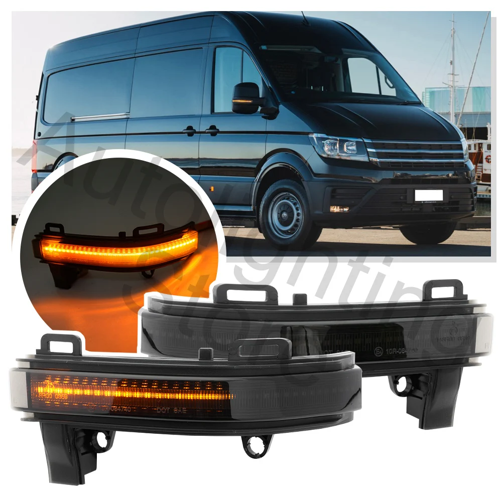 

2pcs Dynamic LED Turn Signal light For VW Crafter Typ Grand California MAN TGE 2017- side Mirror Lights Indicator Flasher Lamp