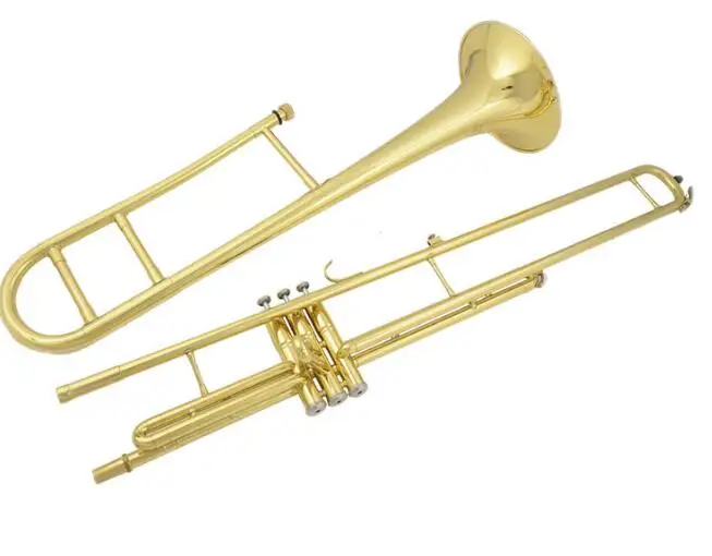 

Hooqu B-flat Tenor Marching Trombone Triple Key Construction Trombone Piston Trombone