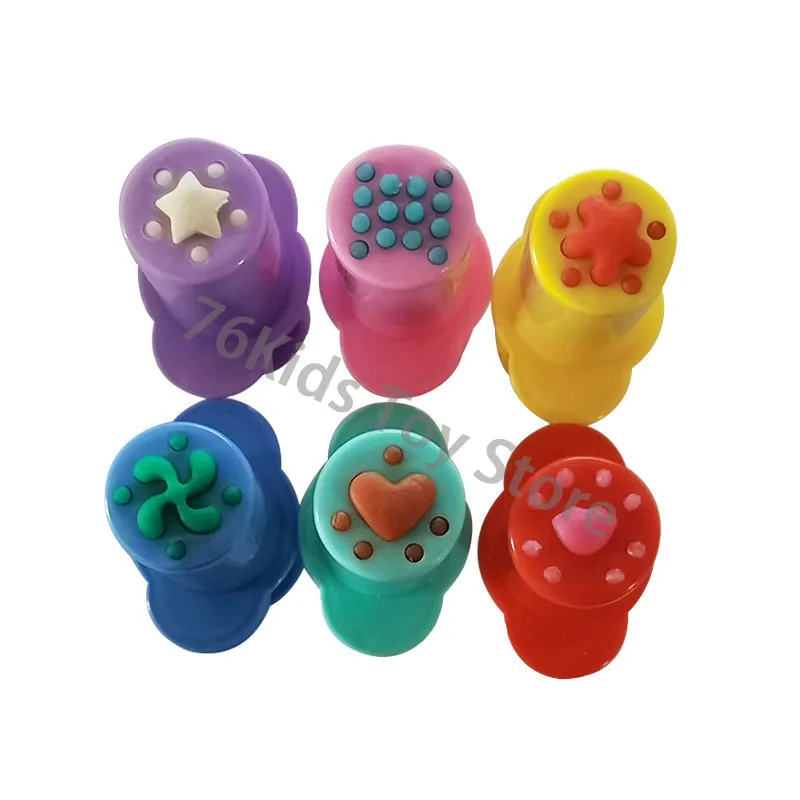 Extrusoras de tubo de aguja creativas, accesorios para masa de juego, moldes para niños pequeños, manualidades, juguetes, herramientas de modelo de masa de extrusión de arcilla