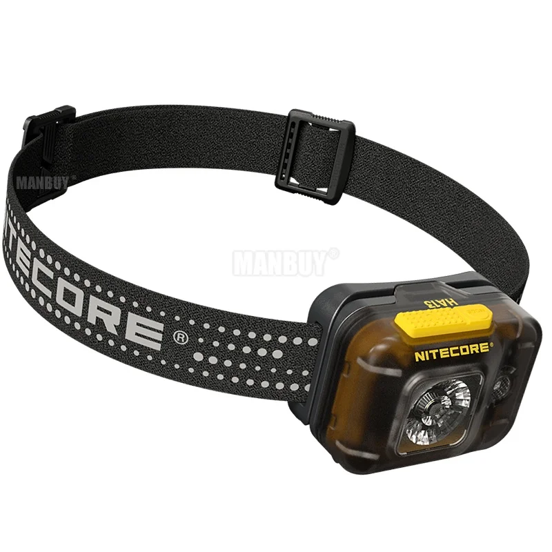 Nitecore HA13 Multipurpose Dual Beam Headlamp + HLB1300 Rechareable Lion Battery Outdoor Camping, Hiking, Trekking, Training Run