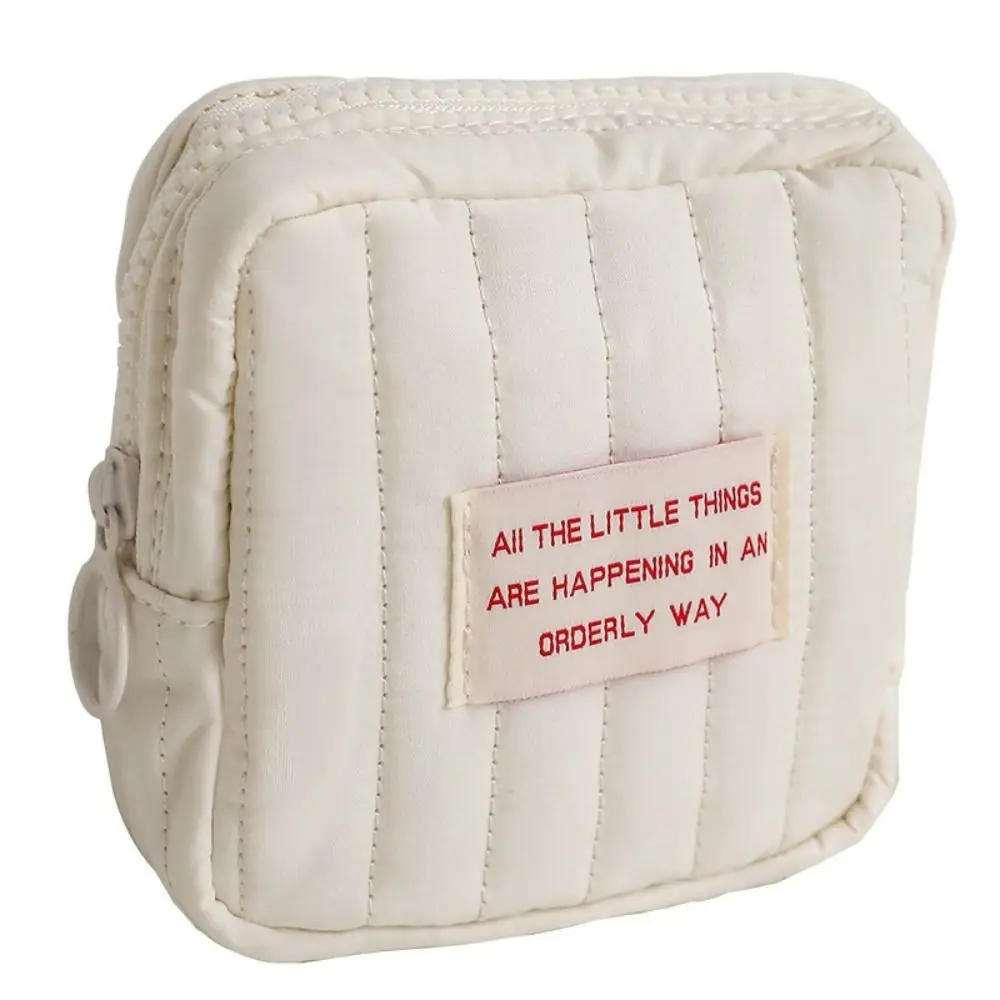 

Portable Earphone Case Earphone Storage Pouch Organizer Mini Data Cable Bag Korean Version Zipper Coin Purse Earphone