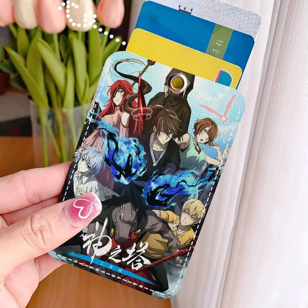 Comic T-Tower O-of G-God Personalised Holder Suitable for Bank card,Subway, Bus Card Wallet Card Case Badge Holder Keychain
