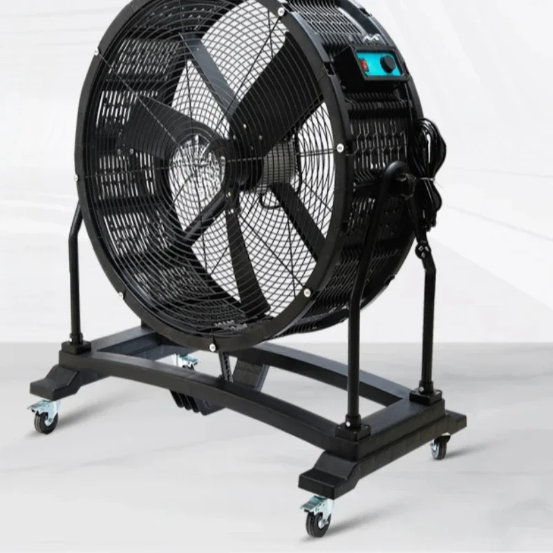 Industrial fan, powerful and high-power, workshop warehouse, large fan, manually pushed and movable