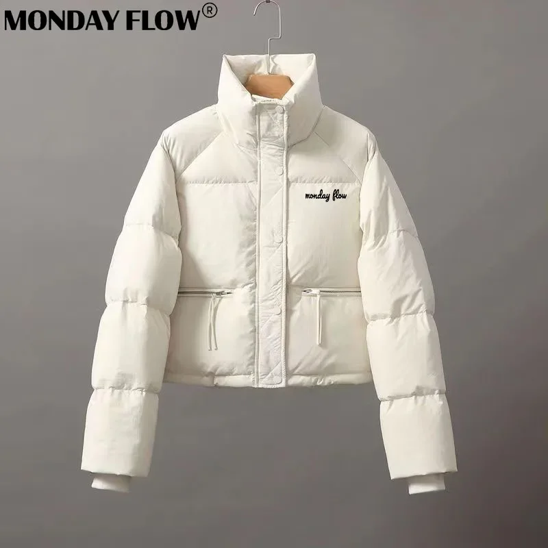 

Monday Flow Golf Jacket Winter Golf Wear Women Windbreak Down Cotton Golf Women Clothing High Quality Women Golf Wear Winter New