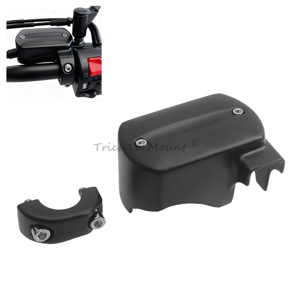 Motorcycle Front Brake Master Cylinder Cover Reservoir Cap Accessory For Yamaha V-Star 650 950 1100 1300 2009-2013
