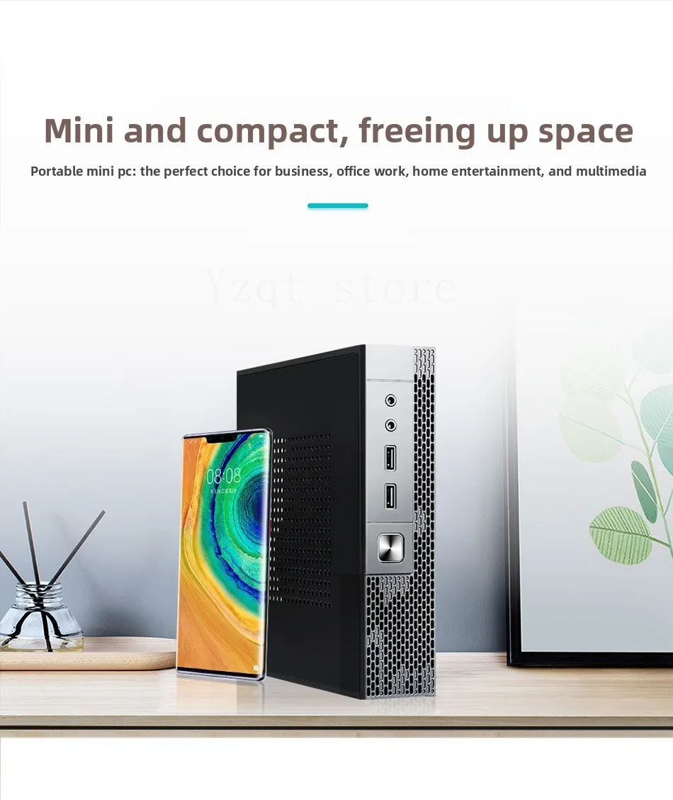 High-performance mini host I3I5I7 7th generation independent CPU high-end office standard pressure desktop computer host