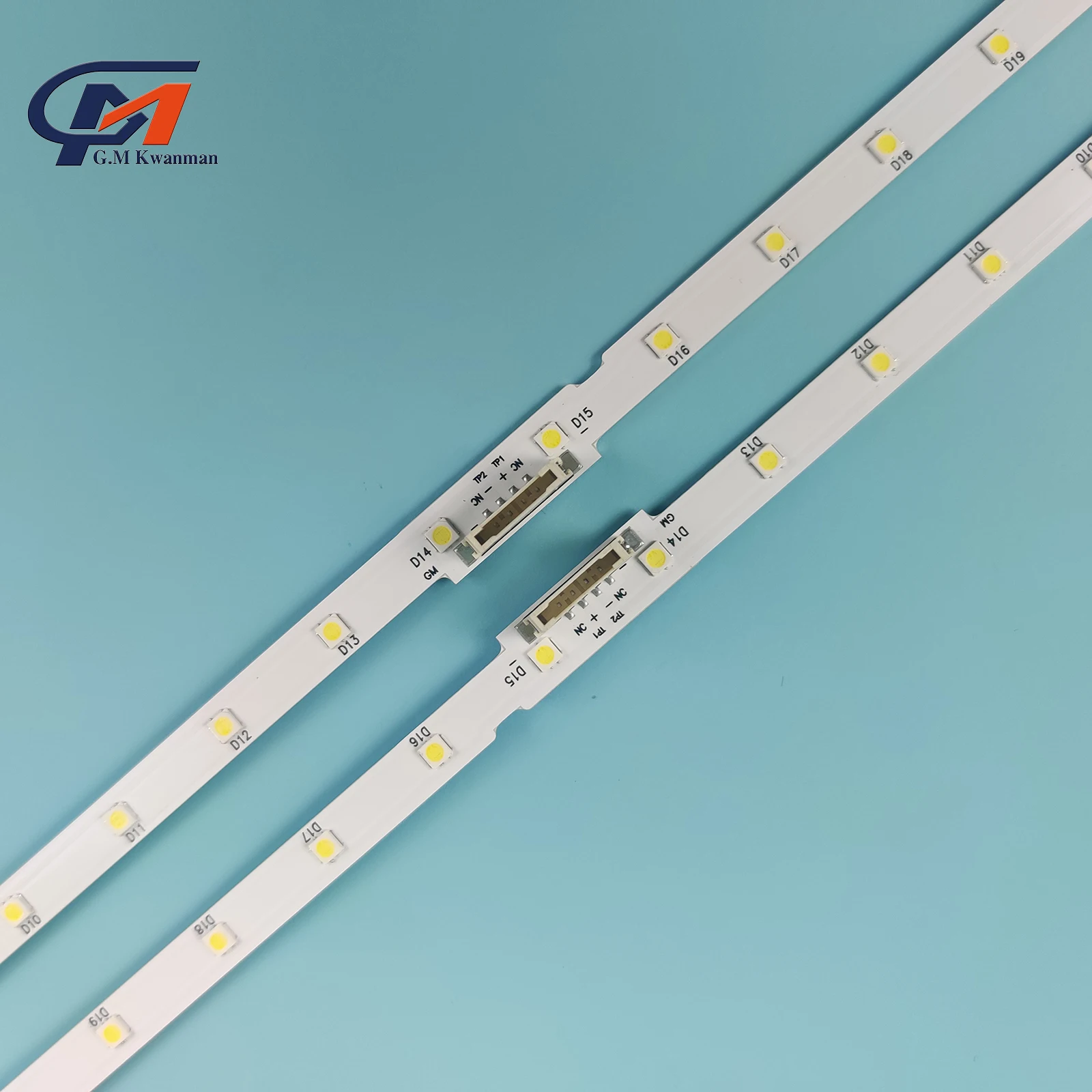 Imagem -02 - Tiras de Luz de Fundo Led para Samsung Aot 43 Nu7100 Ue43nu7100u Ue43nu7120u Ue43nu7170u Bn9645954a Ue43nu7100 28led Peças