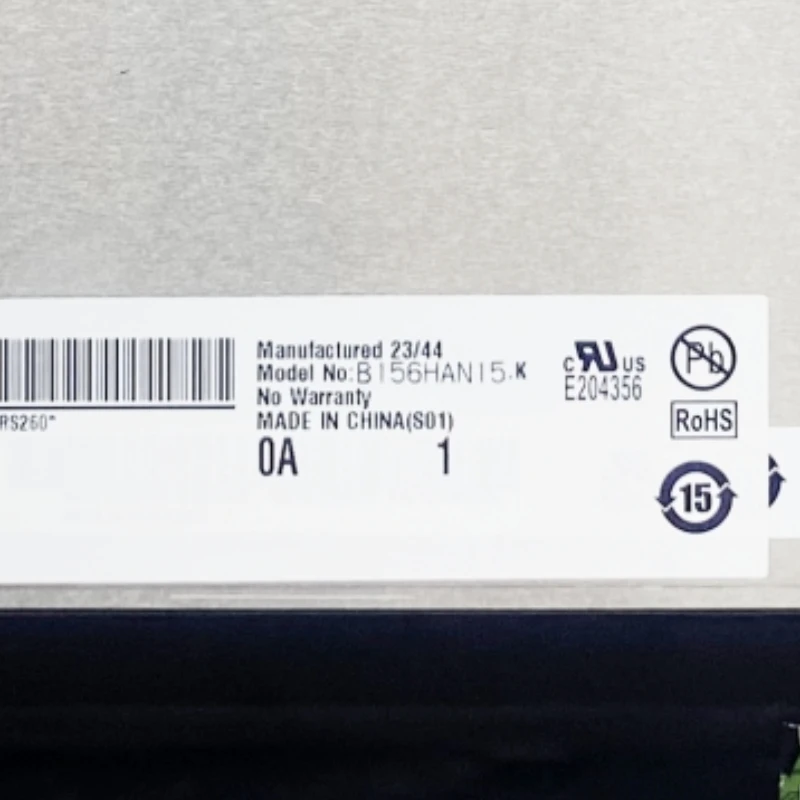 

B156HAN15.K 15.6 inch 144HZ 40 pins LCD Display Panel EDP Laptop Matrix LED Screen Replacement IPS 1920X1080