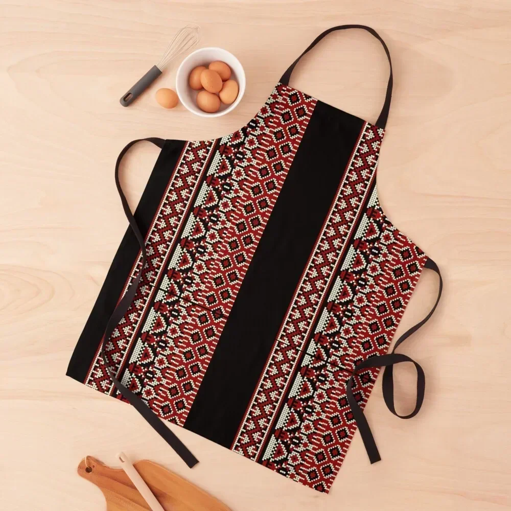 

Red embroidery Apron Waterproof Kitchen For Women Waterproof Kitchen Woman Kitchen Chef cooks clothes Apron