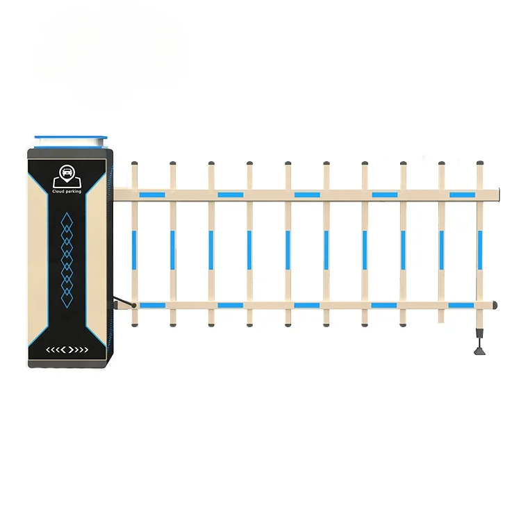 License plate recognition gate combined with traffic guardrail intelligent entrance and exit equipment barrier