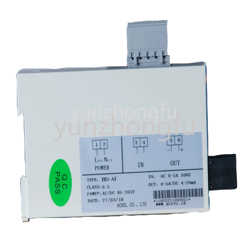 

Single Phase Current Transducer / Current Transmitter with 5A Ac Input BD-AI