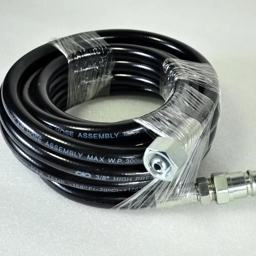 Co2 Gas Column Gun Hose  6m/10m High Pressure Standard Length New Design Brass Fitting Double Connector For LED Co2 Jet Machine