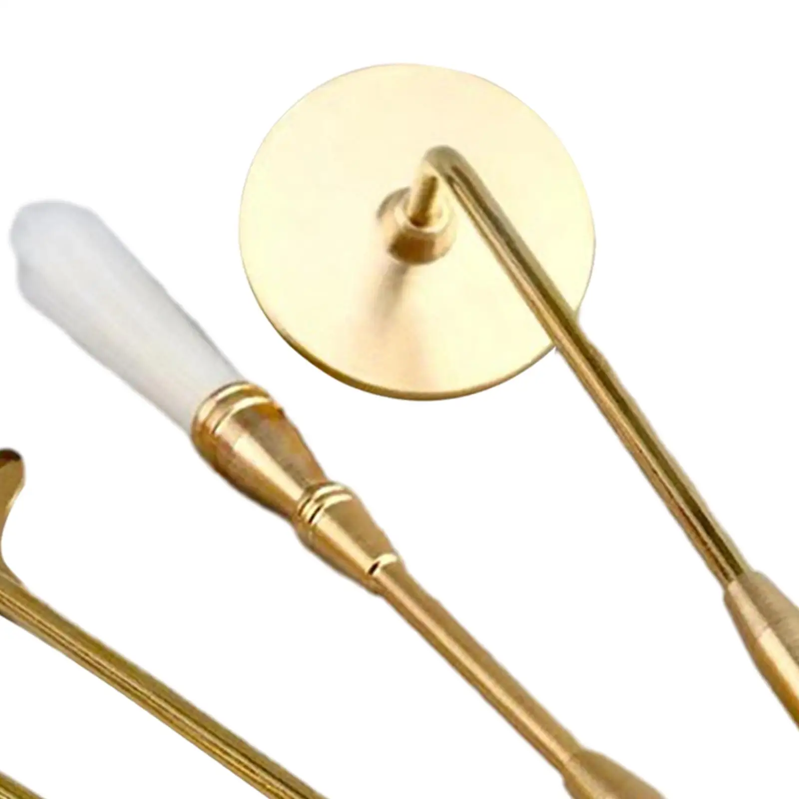 4x Räucherstäbchen-Set aus Messing für Festivals, Meditationsferien