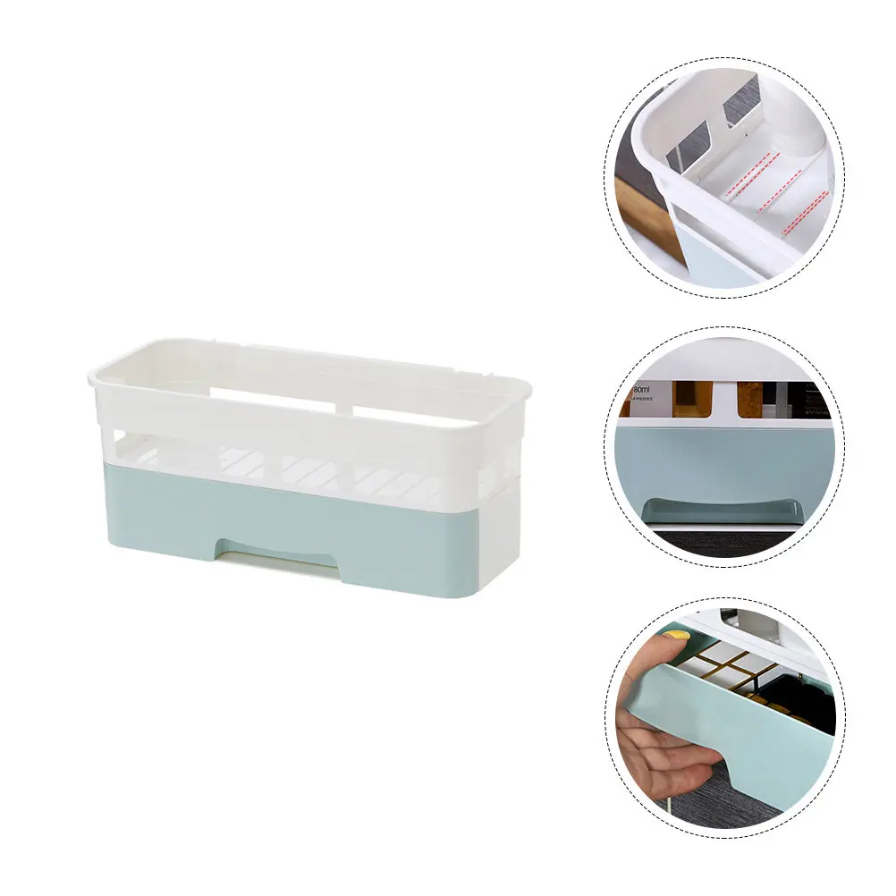 Multifunction Storage Rack Drill-Free Thick PP Bathroom Organizer Design Large Capacity Shower Storage Container