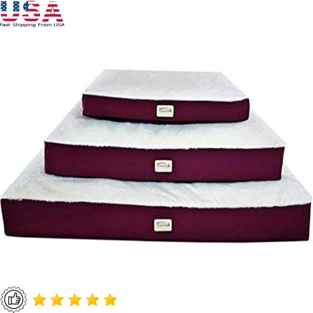 

XXL Dog Bed Mat Cushion Foam Core Removable Cover Waterproof Non-Slip Base Multiple Sizes Large Breeds Indoor Outdoor Use