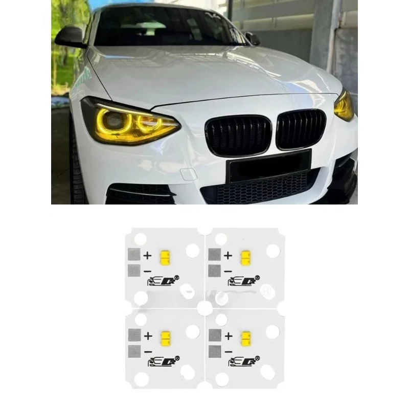 

Желтые дневные ходовые огни CSL для BMW F20 1 серии, светодиодные красно-желтые дневные ходовые огни, светодиодная панель DRL, модуль DRL, 2012-2015, НОВИНКА