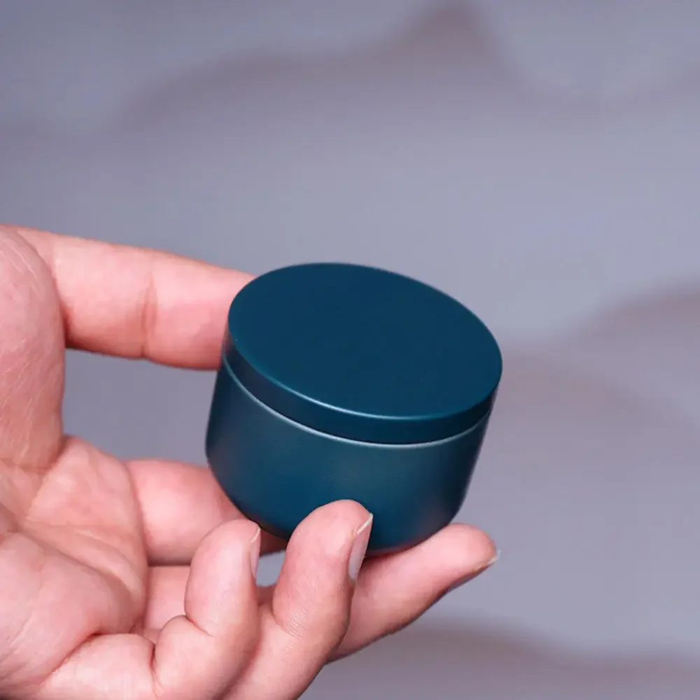 علب الشاي المحمولة سميكة الحديد عشب خبأ علب مختومة التوابل التخزين المنظم رائحة برهان صندوق حاوية أدوات المطبخ