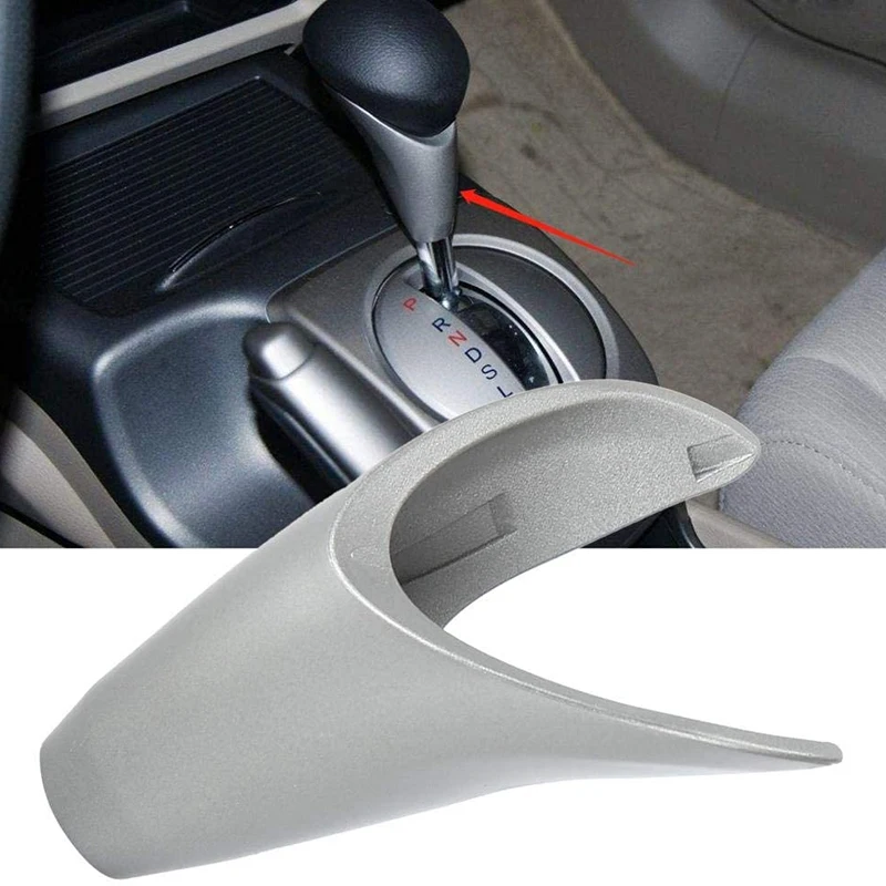 Cover kepala Gear mobil, Cover kenop transmisi otomatis Handball Trim Shift untuk Honda Civic 2006-2011