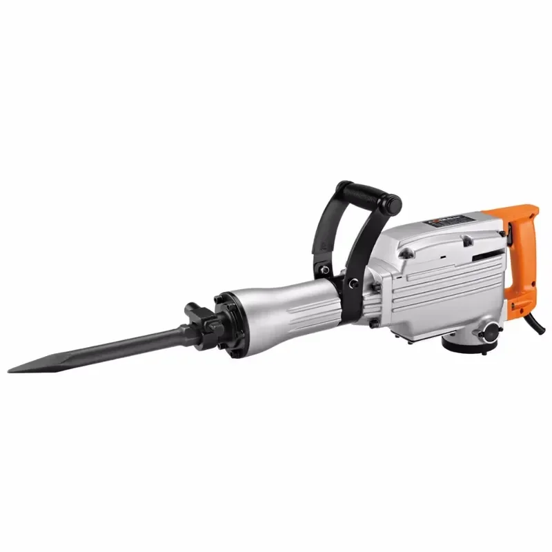 2200W Rotary Hammer Drill 65mm Concrete Power Tool Heavy Duty Electric Demolition Breaker for Construction Work High
