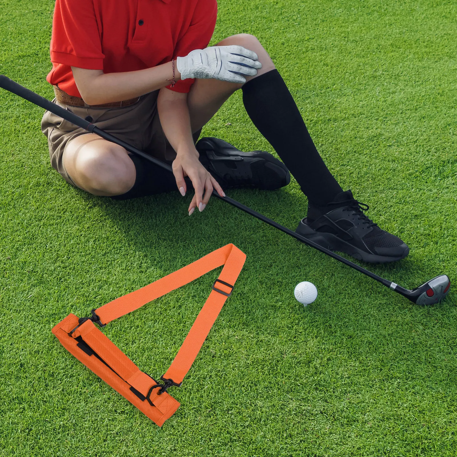 

Foldable Golf Clubs Carry Bag Portable Lightweight Waterproof Travel Case Large Capacity for Driving Range Training and Outdoor