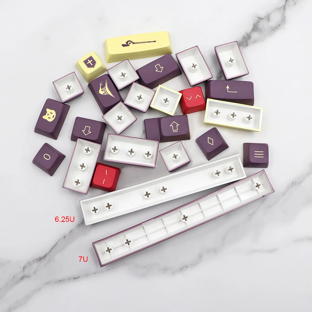 130 Key Explosion Keycap pbt XDA Keycaps For dz60/RK61/64/gk61/68/75/84/98/104 Mechanical Keyboard gmk Key Cap 7u Split Spacebar