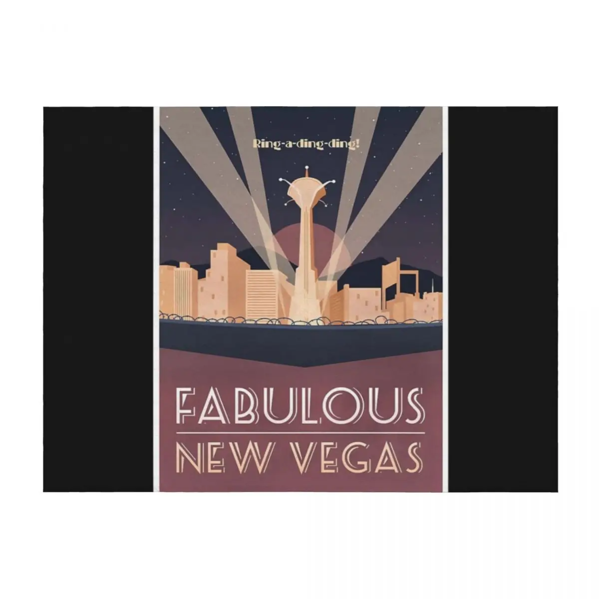 

Fabulous New Vegas (Minimalistic) Throw Blanket Soft Beds Luxury Thicken Luxury Designer for winter Blankets