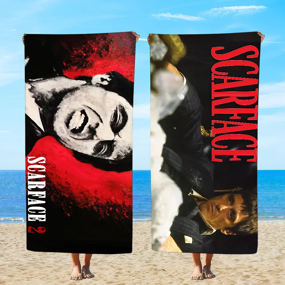 Scarface Towel Beach Oversized Soft Ultra Absorbent Quick Drying Large Pool Travel Camping Bathroom