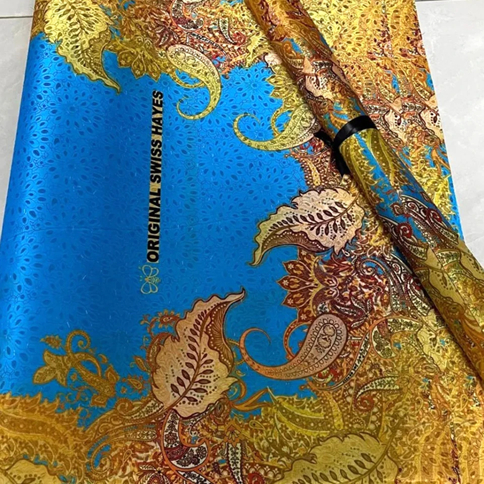 

Swiss Sego Gele Fabric - 2PC Luxury Nigerian Headtie & Ipele Set,Grandmaster Hayes Style Material for Headwraps & Bonnet TX-3-18