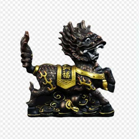 

Kirin ornament ornament auspicious painting process auspicious