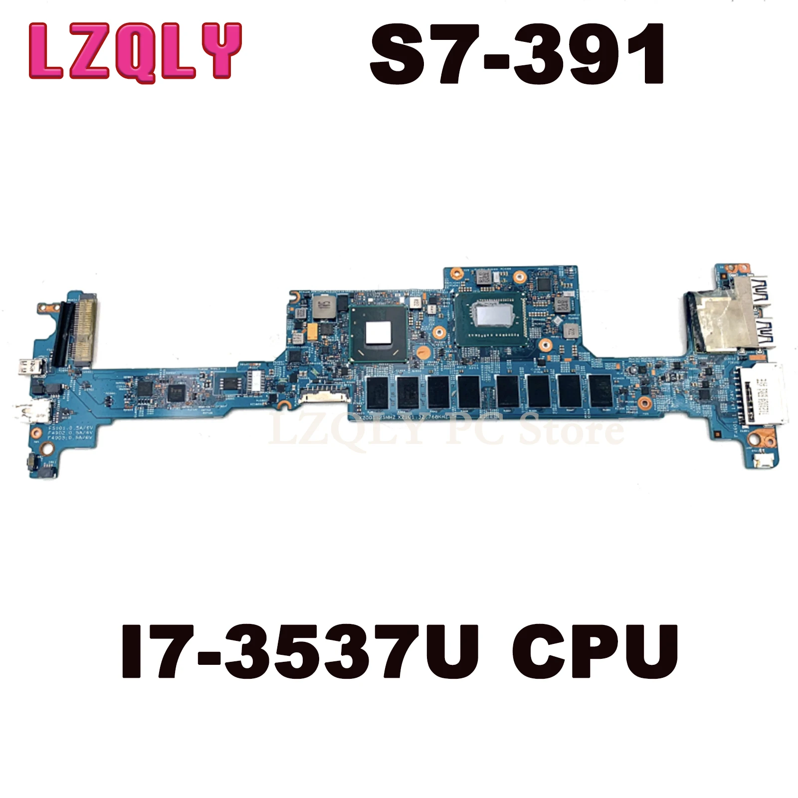 

LZQLY For ACER Aspire S7-391 12223-1 48.4WE05.011 NBM3E11004 NB.M3E11.004 Laptop Motherboard I7-3537U CPU Main Board