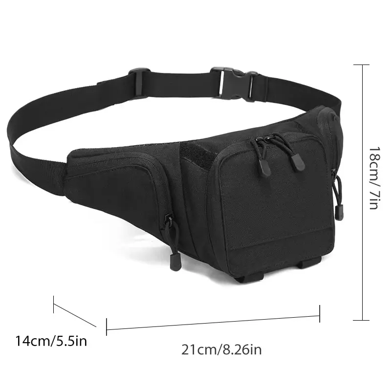 Rilibegan Tactical Waist Bag Multifuctional Storage Fishing Bag Outdoor Luya Camouflage Waist Bags Travel Tactical Fishing Bags