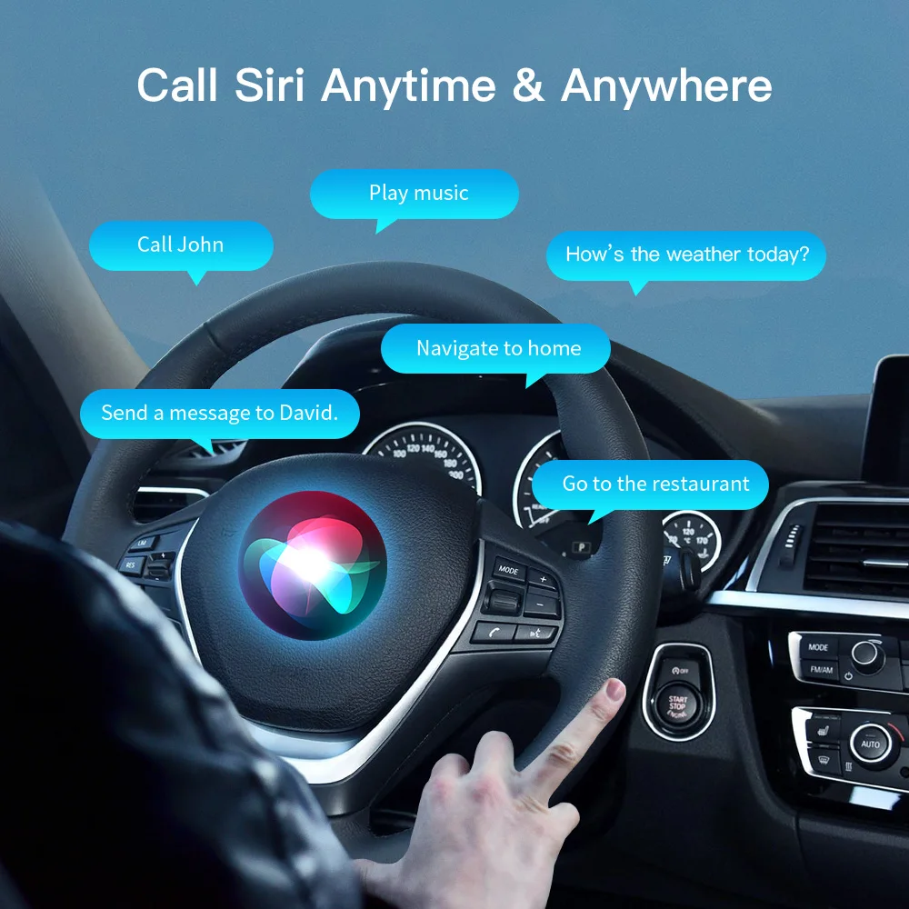 وحدة فك ترميز أوتوماتيكية لاسلكية CarPlay لنظام Android لسيارات BMW 5 7 Series F10 F11 F07 GT F01 F02 F03 F04 2009-2016 مع MirrorLink Car Play