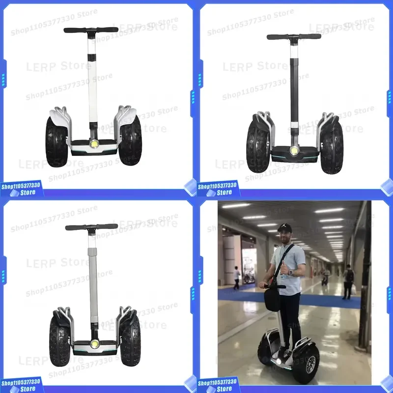 Outdoor Off-road Electric Balance Bike Aluminum Alloy Frame Brushless Motor Adult Scooter Large-scale Body Sensing Patrol Car