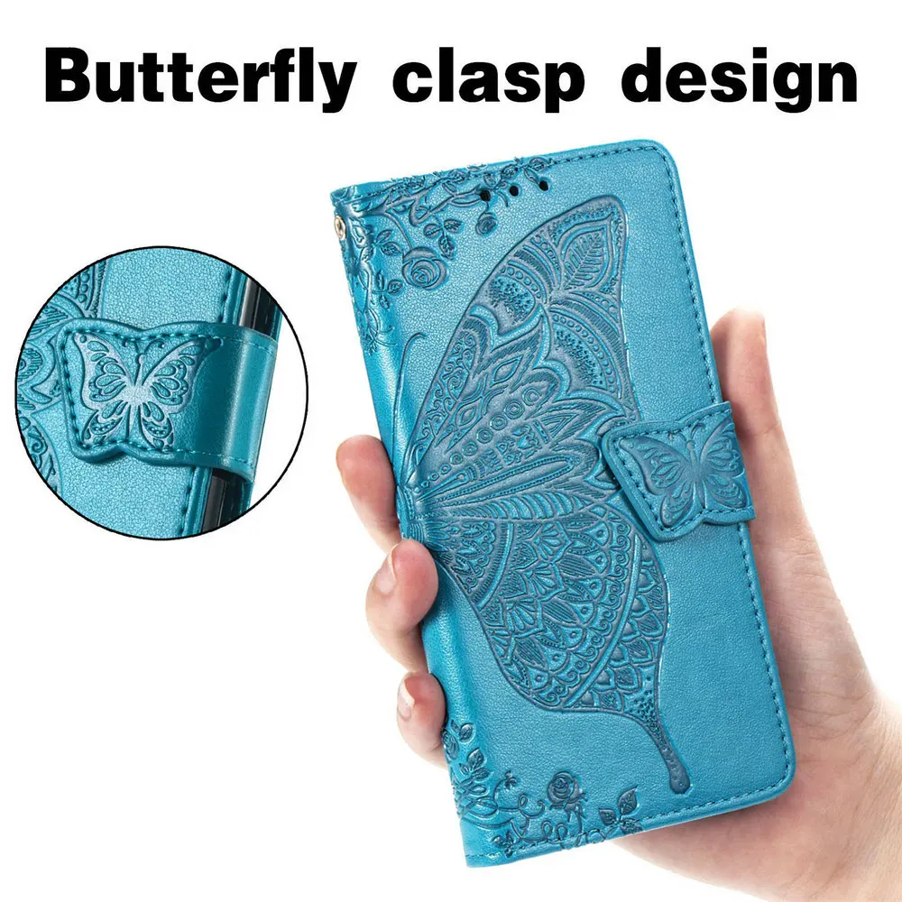 Flip Case Butterfly Leather Funda for TCL 40 SE 2023 Case 360 Protect Wallet Skin Capa TCL 40R 40SE 405 403 4x TCL40 Book Cover