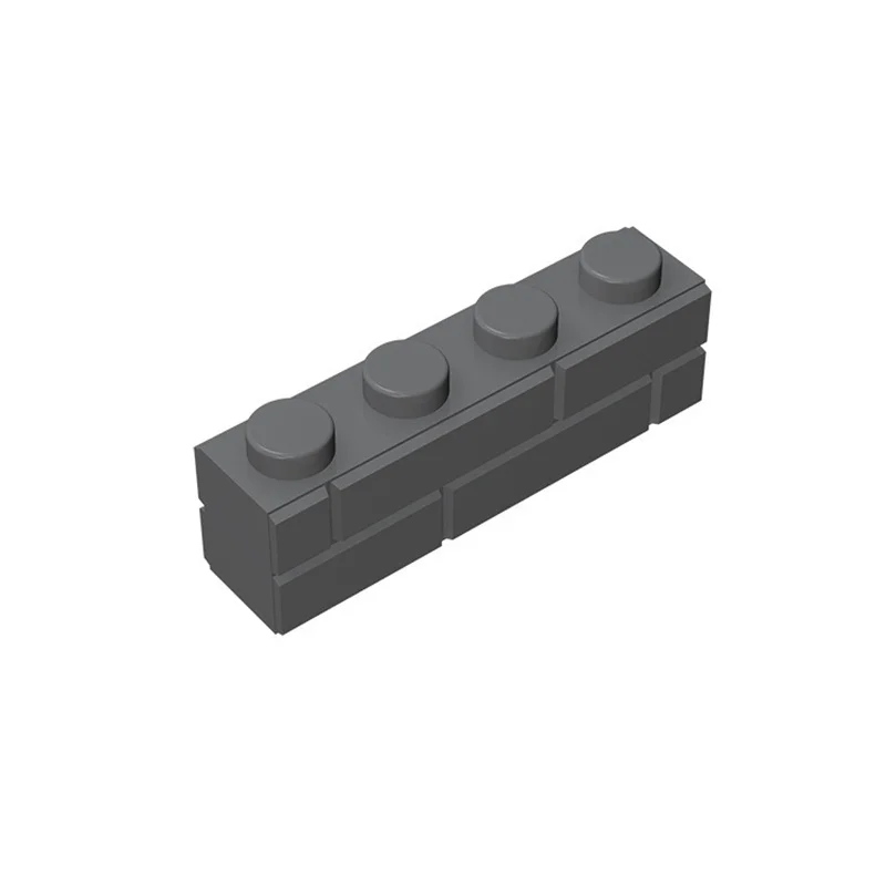 10 Uds 15533 figuras de pared gruesas 1x4 ladrillos DIY bloques de construcción puntos tamaño creativo educativo Compatible con juguetes para niños