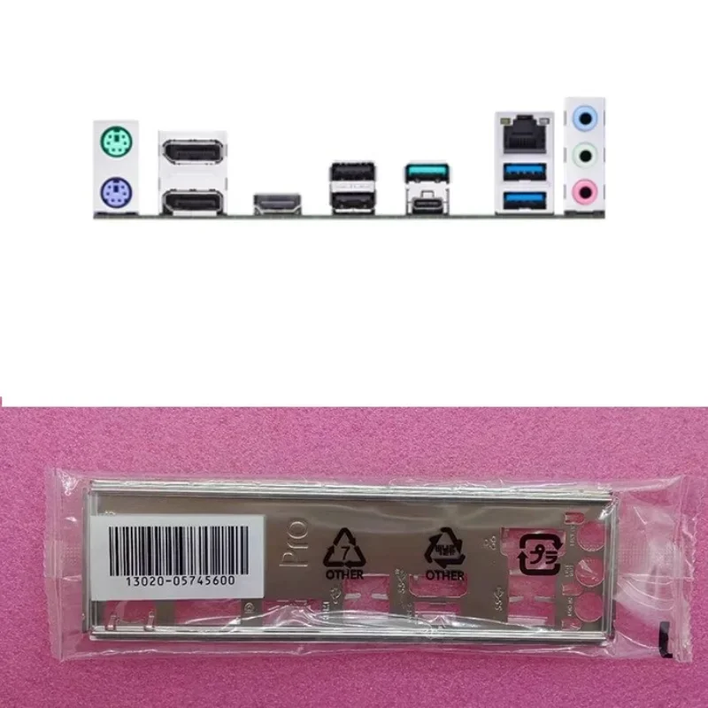 

Original IO I/O Shield Back Plate Blende Bezel For ASUS PRO B550M-C/CSM Motherboard Baffle Backplate