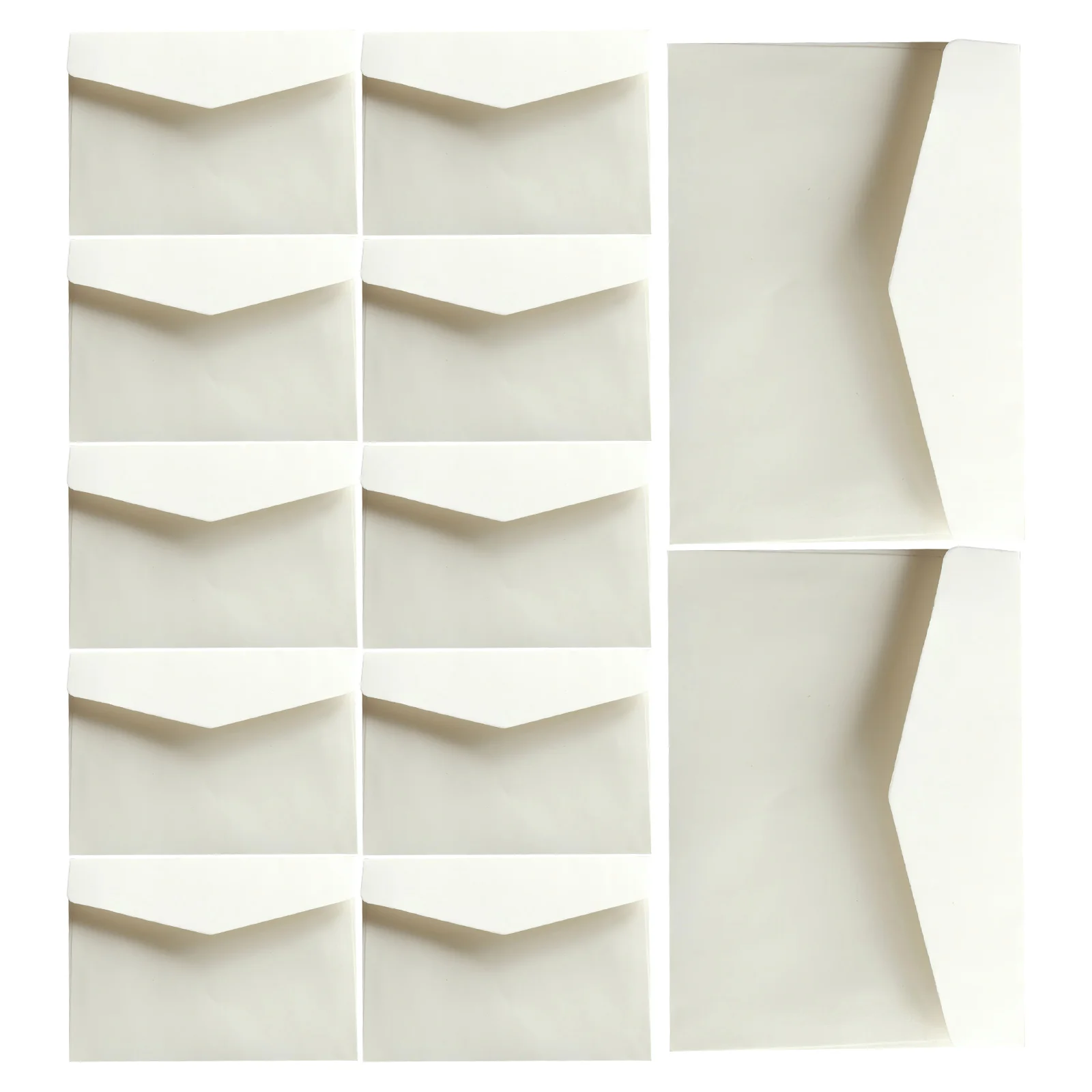 

100Pcs Paper Cash Envelopes Blank Letter Packaging Bags Business Money Storage Office Document File Storage Envelopes