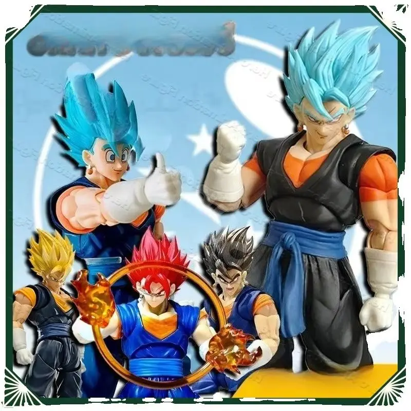 

In Stock YG-mw Studio Vegito Character Dragon Ball SHF Super Saiyan God Vegito Vegito Action Figure Collection Gift