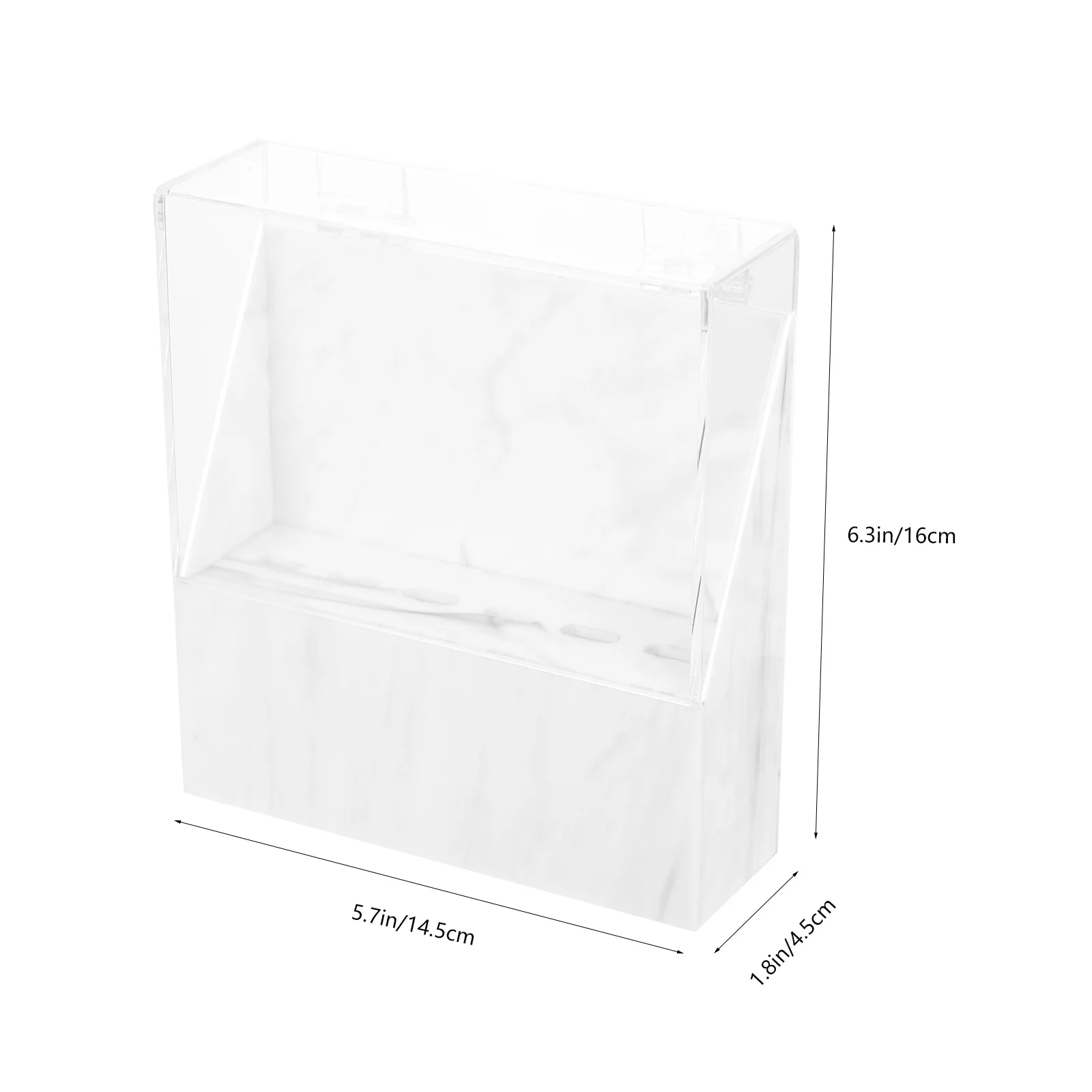 Pinzette in acrilico Supporto per strumenti per innesto ciglia Organizzatore di stoccaggio Durevole Pratico supporto per trucco Supporto per pinzette in acrilico