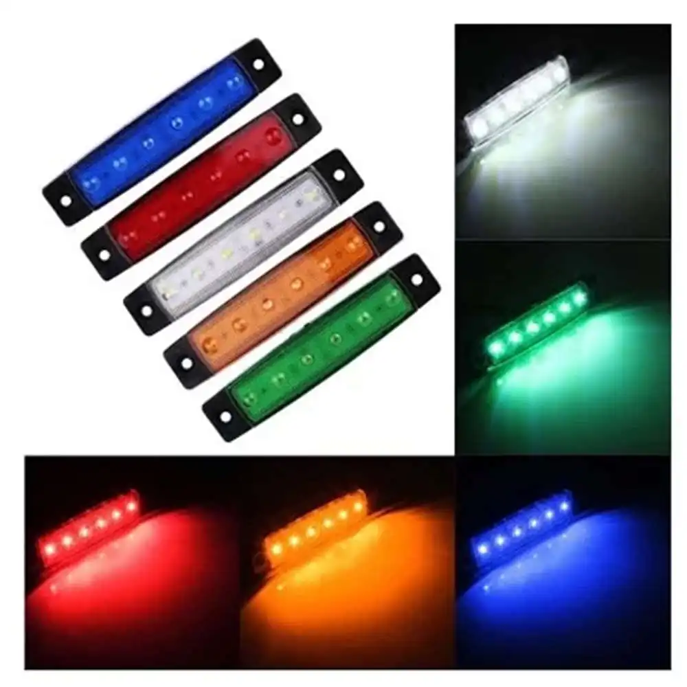 Marine Lights - 6Pcs Waterproof LED Interior Lights for Yacht, Fishing Boat, Kayak & More, 24v Marine Courtesy Light Strip