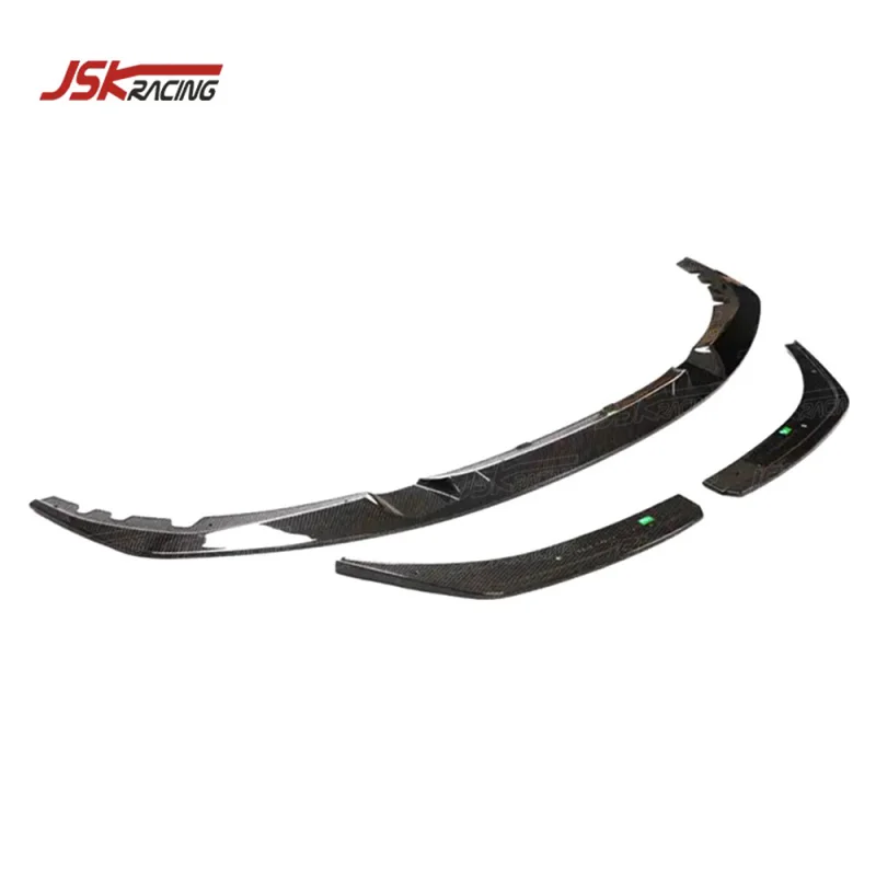 

Сплиттер переднего бампера JSK Style из сухого карбона для BMW 4 серии G22 G23 G26 M Sport 2020-2022 годов, улучшенный спойлер-накладка